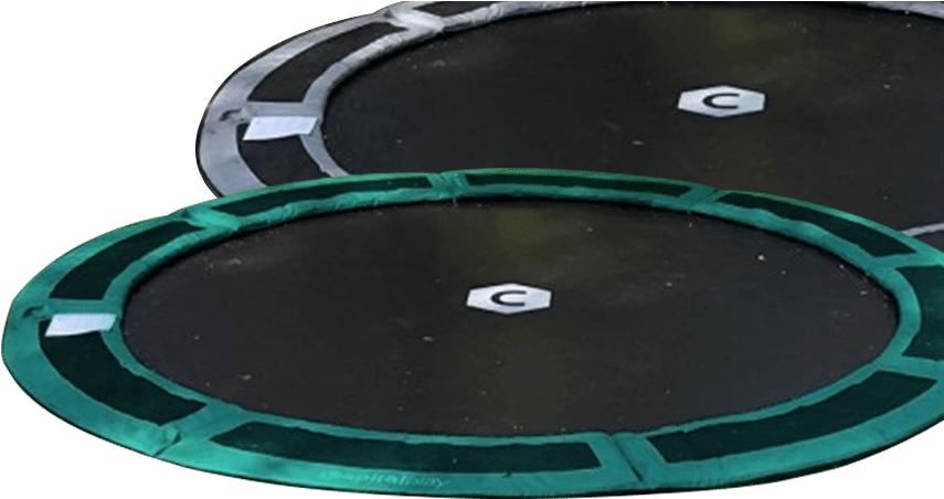 Round In Ground Trampolines - Trampolining, HD Png Download PNG image with a transparent background, free high-resolution download