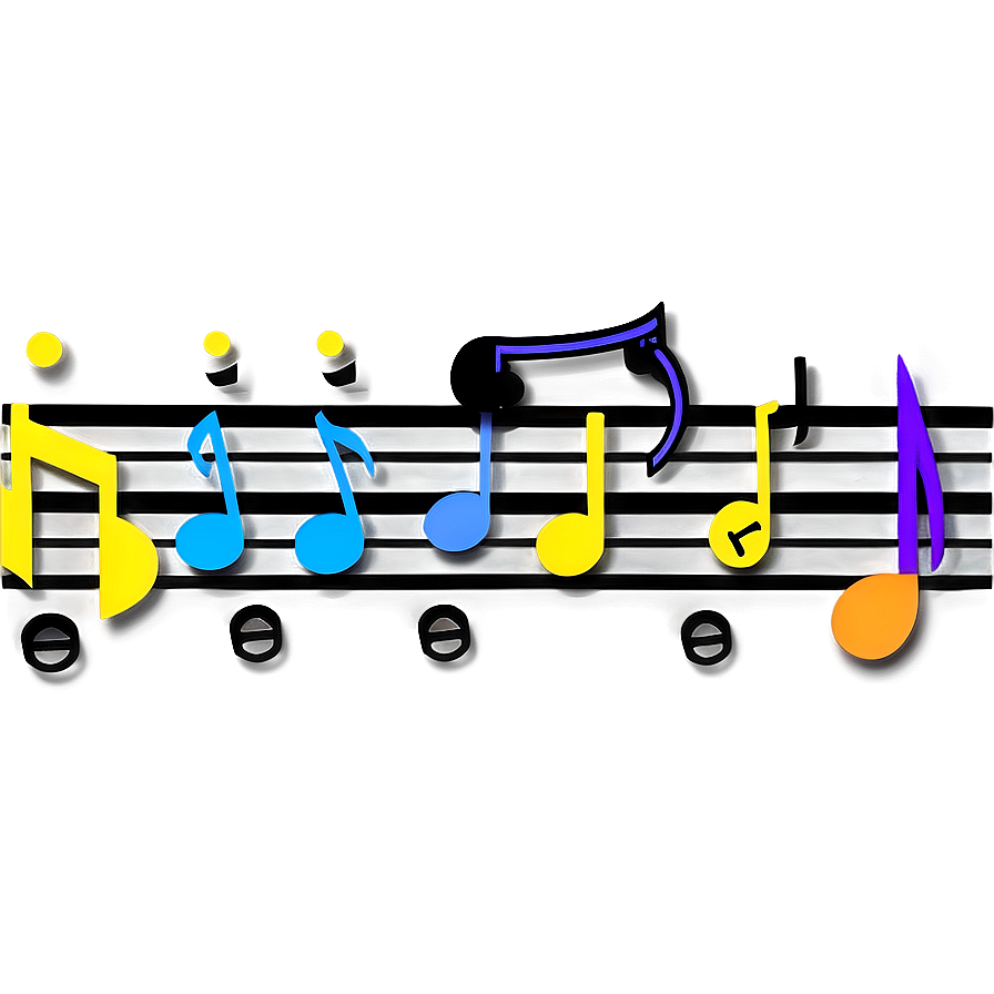 Group Music Notes Png 8