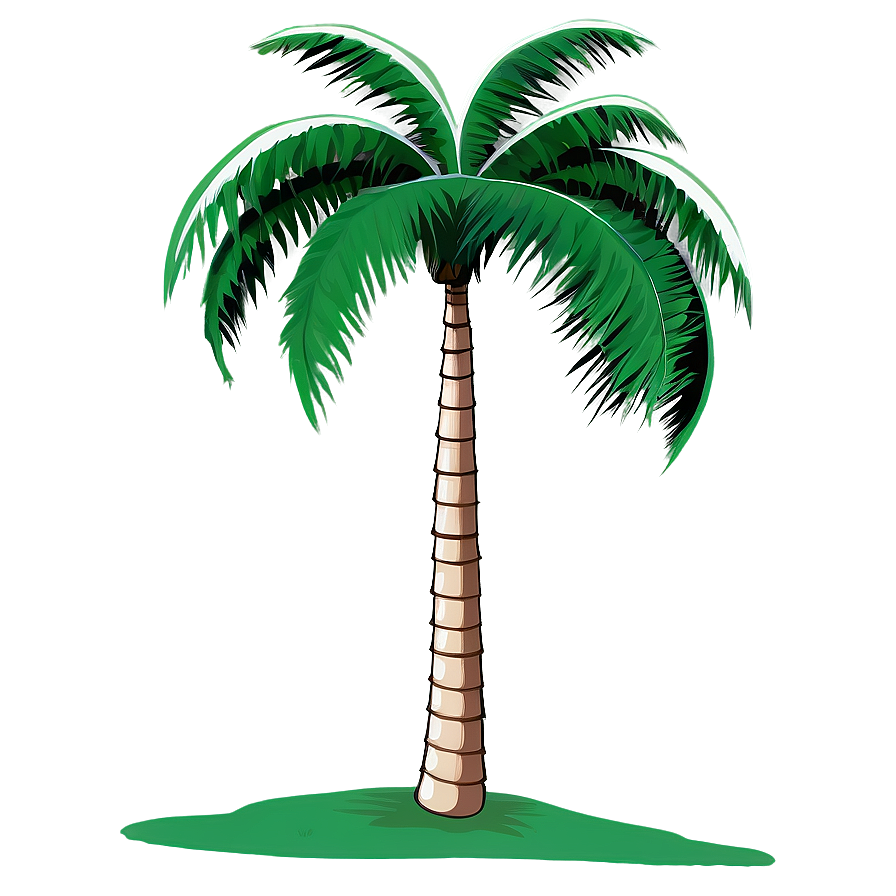 Group Of Cartoon Palm Trees Png Sow57