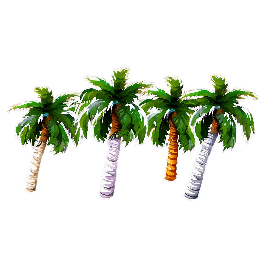 Group Of Palm Trees Png Uvu