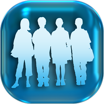 Group Silhouette Icon PNG with transparent background