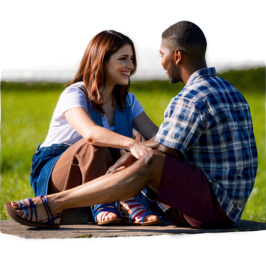 Group Sitting Outdoors PNG 33 PNG with transparent background