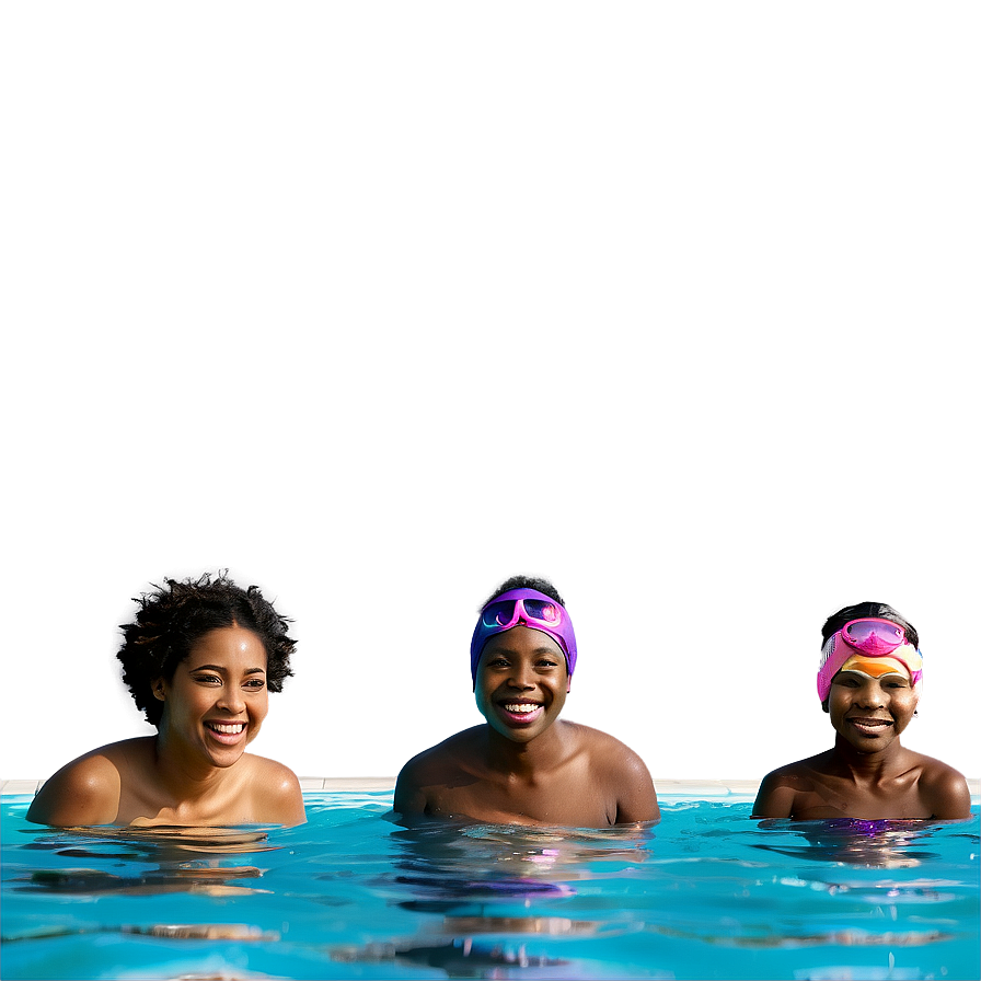 Group Swimming Session Png 06262024