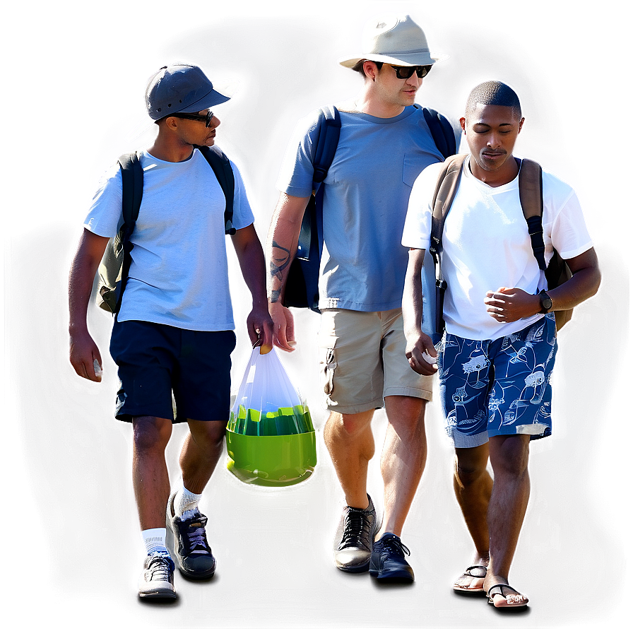 Group Walking Png 31