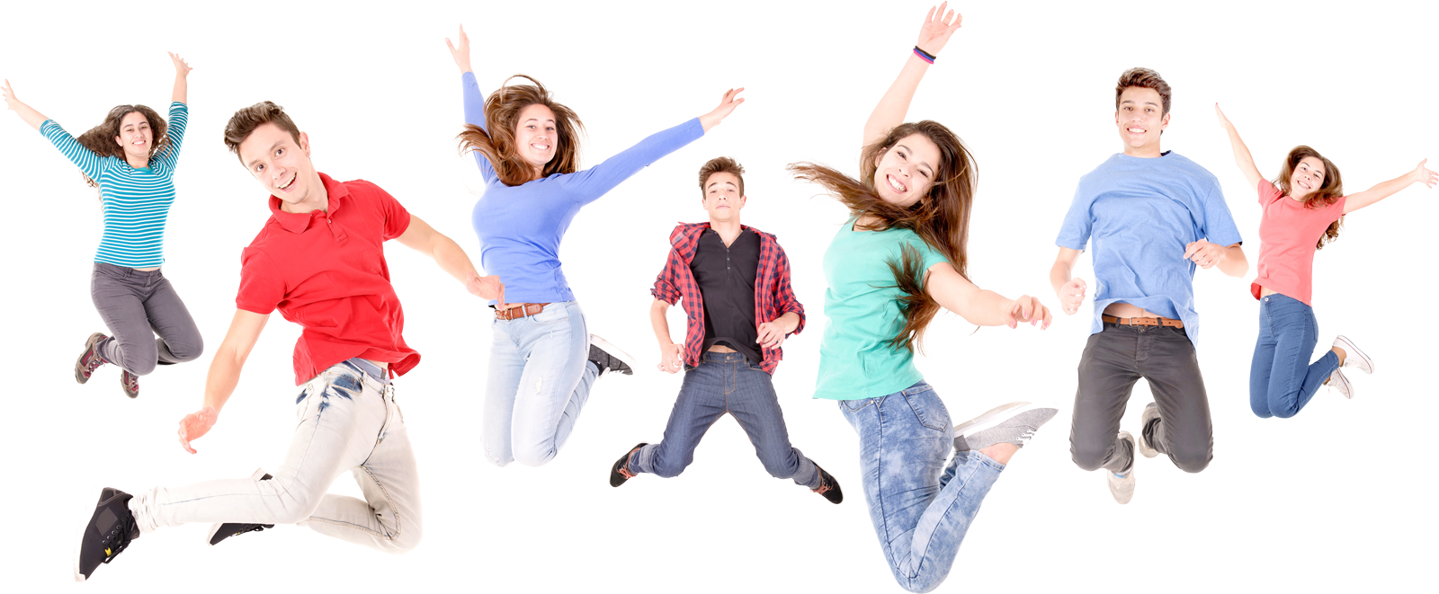 Thumb Image - Group Of People Jumping Png Transparent, Png Download PNG with transparent background