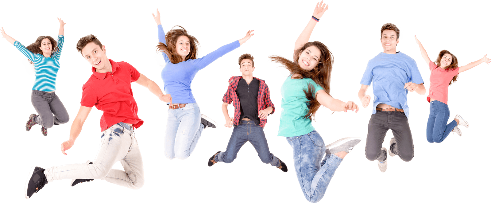 People Jumping Png, Transparent Png PNG with transparent background