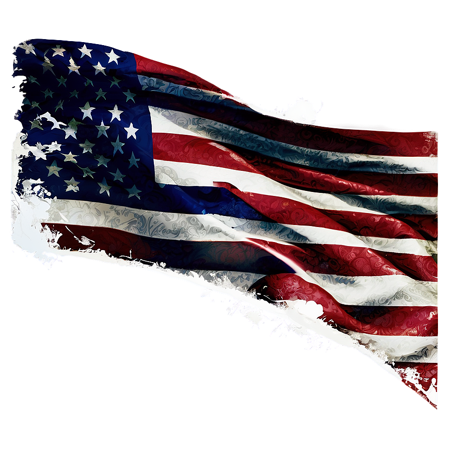 Grunge American Flag High-Resolution PNG 33 PNG with transparent background