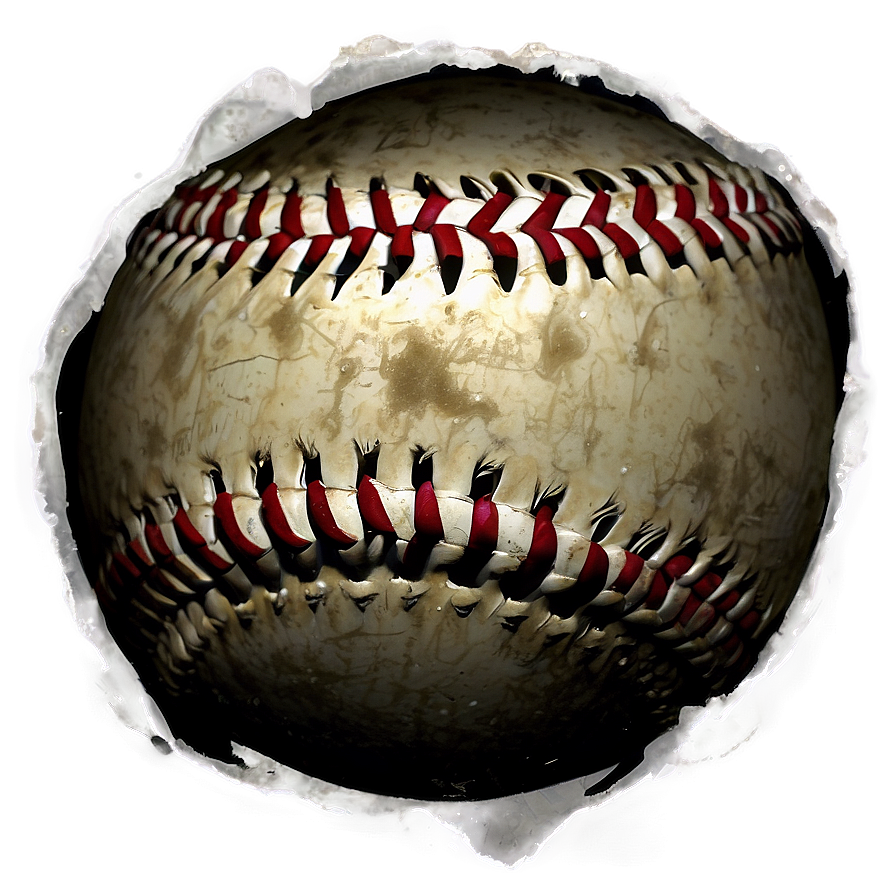 Grunge Baseball Illustration Png 06282024