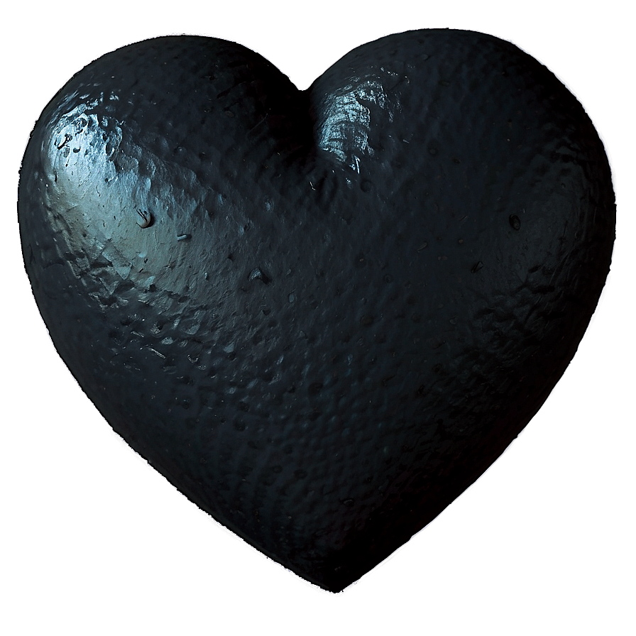 Grunge Black Heart Png 06272024