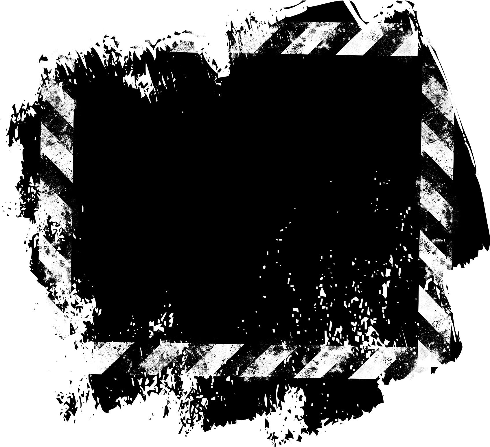 Grunge Film Clapperboard Frame