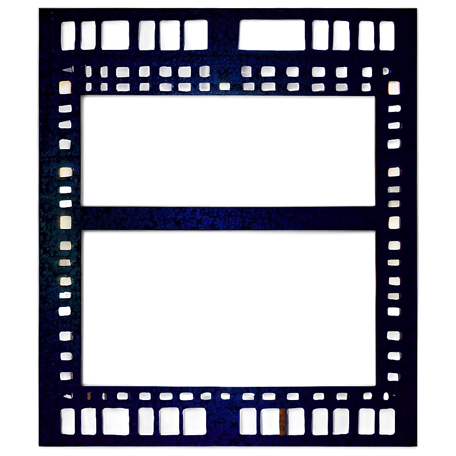 Grunge Film Frame Overlay PNG 06202024 PNG image with a transparent background, free high-resolution download