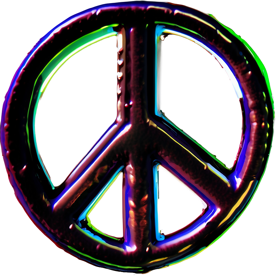 Grunge Peace Symbol Png Hnm29