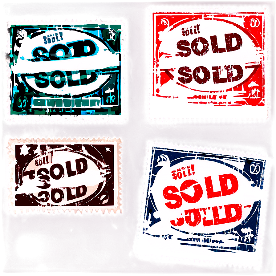 Grunge Sold Stamp Png Ikl