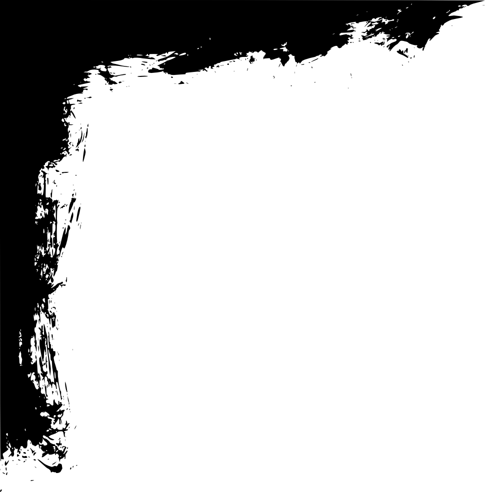 Grunge Texture Black Brush Stroke PNG with transparent background