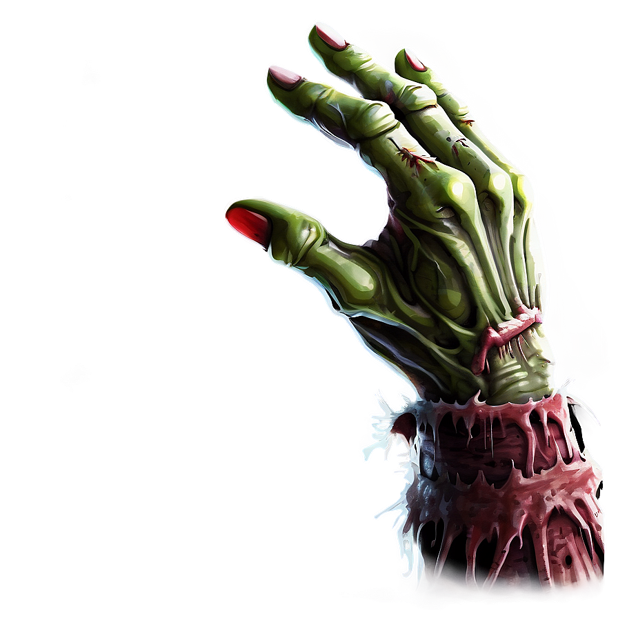 Grungy Zombie Hand Png 49