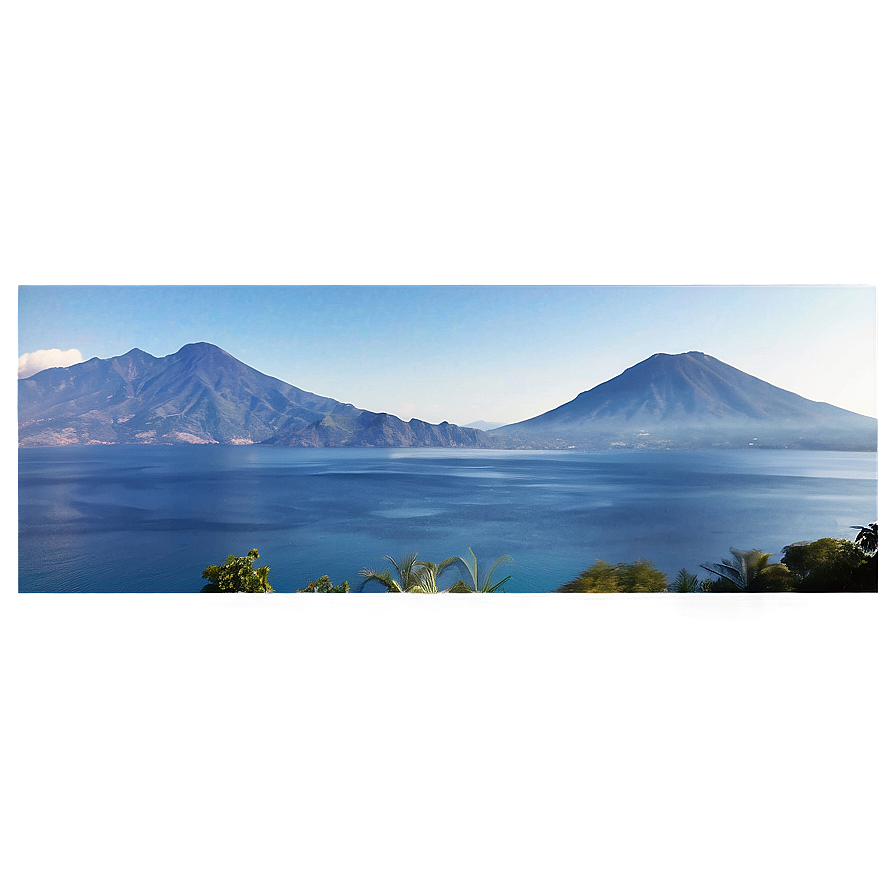 Guatemala Lake Atitlan View Png Hrq