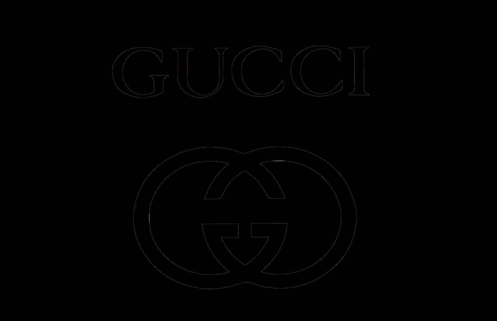 Gucci Logo Black Background