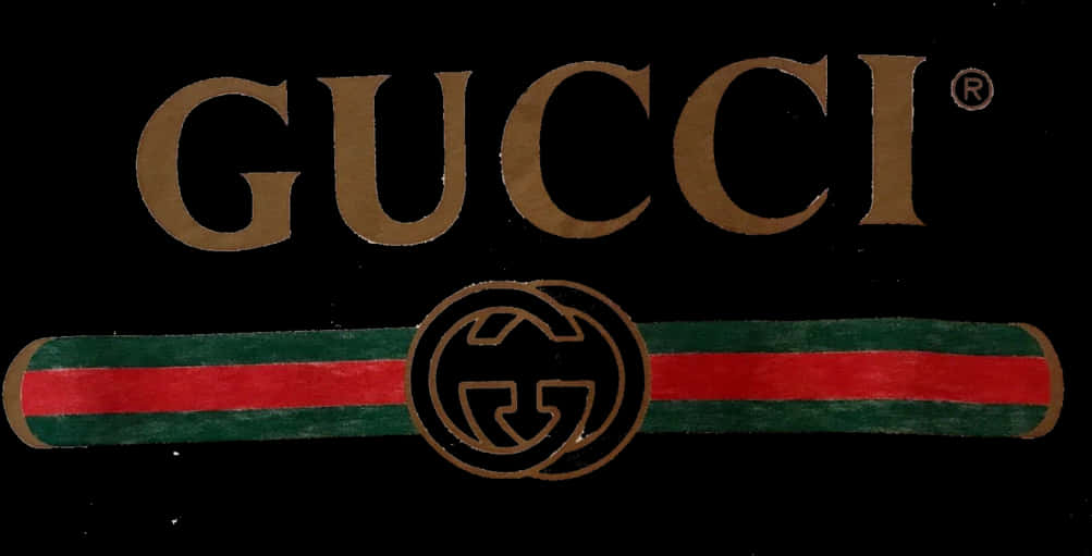 Gucci Logowith Iconic Stripesand Symbol