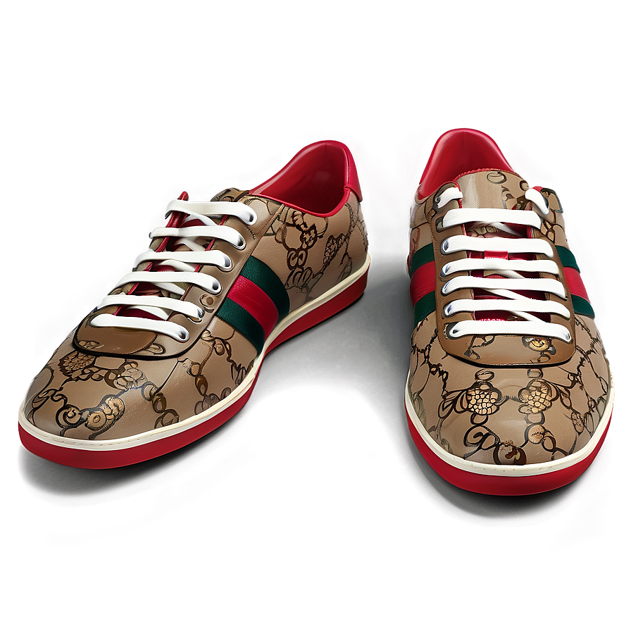 Gucci Shoes Illustration PNG acu PNG with transparent background