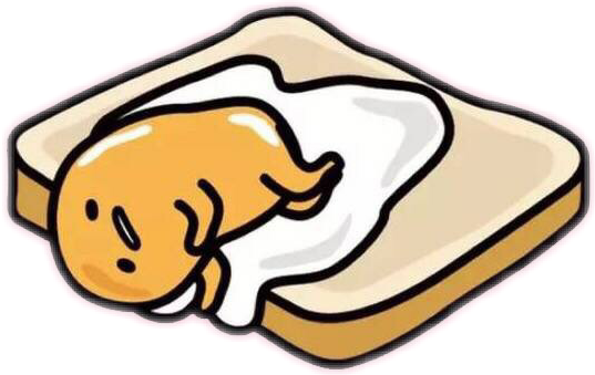 Gudetama Lazy Egg On Toast