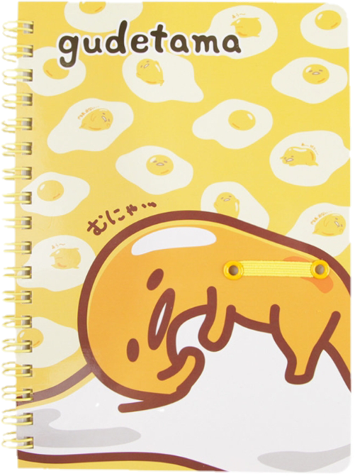 Gudetama Notebook Journal Aesthetic Kawaii - Gudetama Memo Pad PNG with transparent background