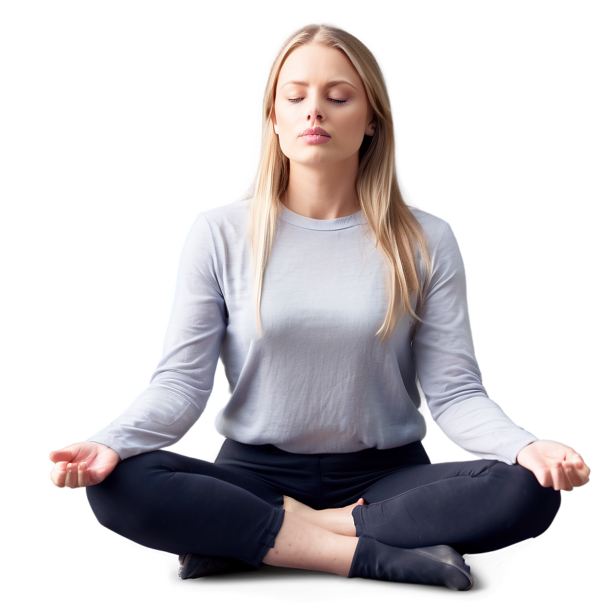 Guided Meditation Visualization PNG 25 PNG image with a transparent background, free high-resolution download
