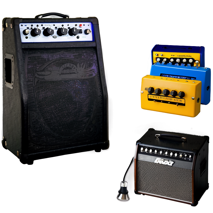 Guitar Amp And Pedals Png Wan