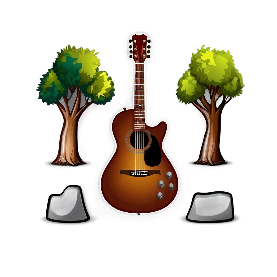 Guitar Cartoon Png Wnm