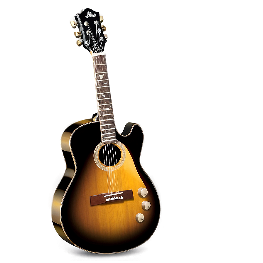 Guitar Illustration Png 11