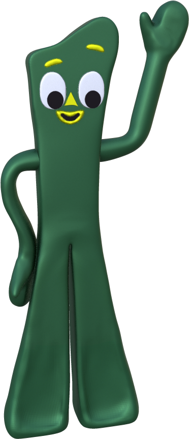 Gumby Waving Hello