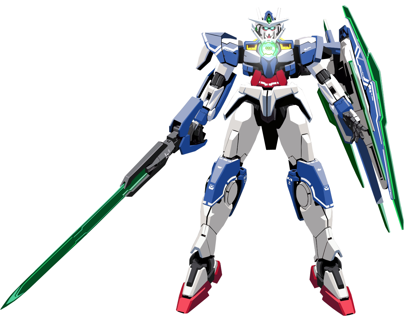 Gundam Mecha Standing Armed