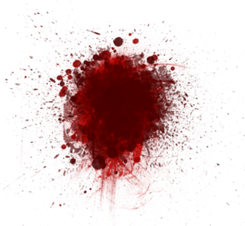 Gunshot Blood Splatter Graphic