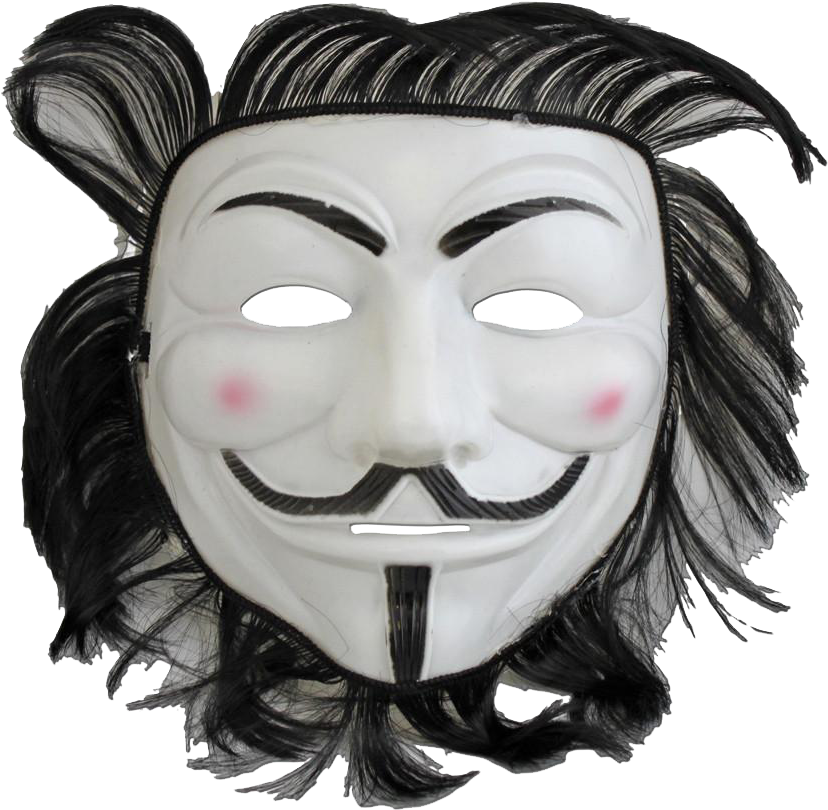 Anonymous Mask Png Hd Background - Face Mask, Transparent Png PNG with transparent background