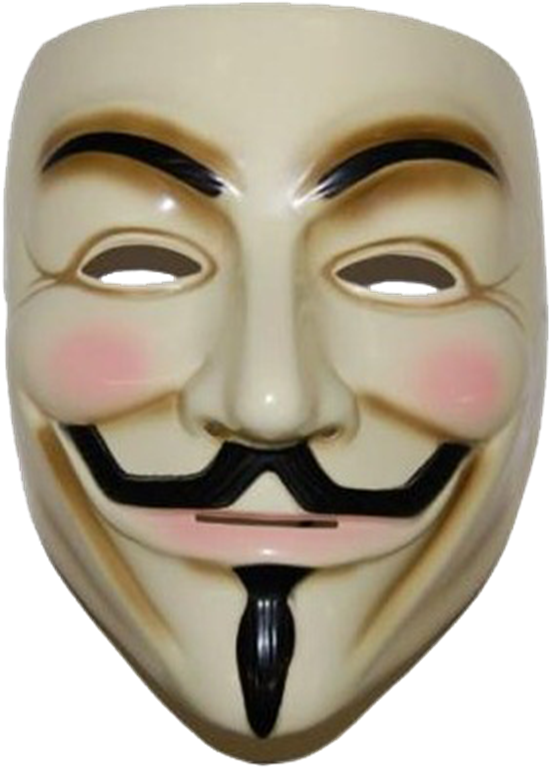 Clip Art Anonymous Mask Amazon - V For Vendetta Mask, HD Png Download PNG with transparent background