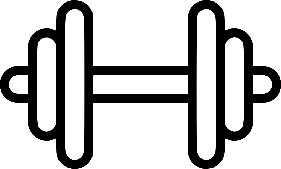 Gym - Dumbbell Icon Transparent Background, HD Png Download PNG with transparent background