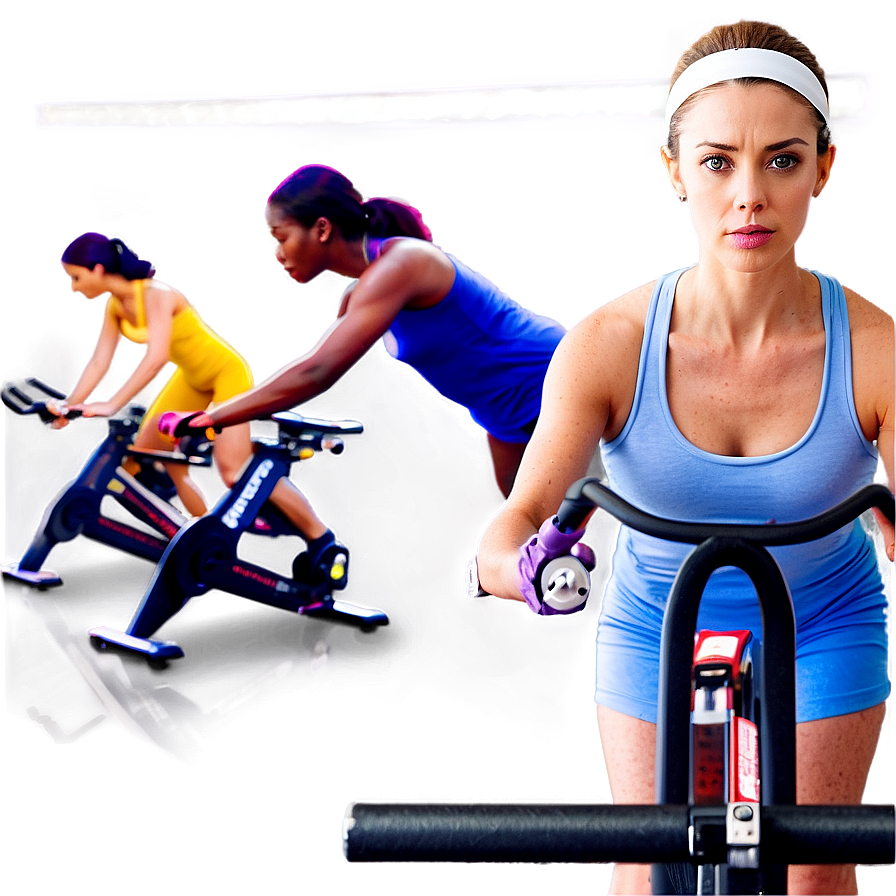 Gym Spin Class Png 05212024