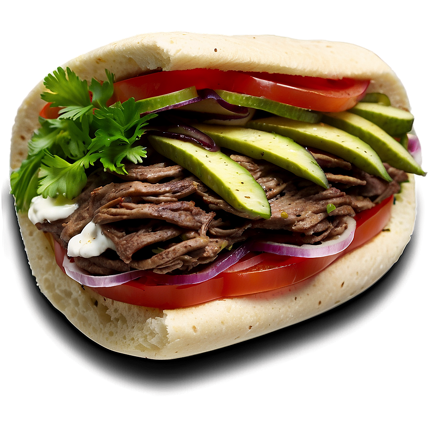 Gyro With Pepperoncini Png 38