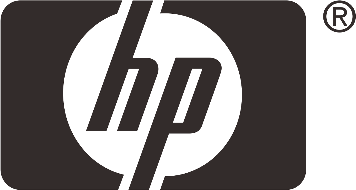 H P Logo Blue Background