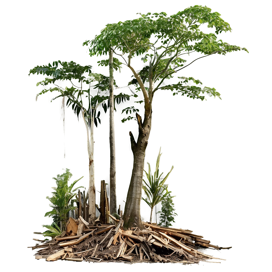 Habitat Destruction from Deforestation PNG 06212024 PNG image with a transparent background, free high-resolution download