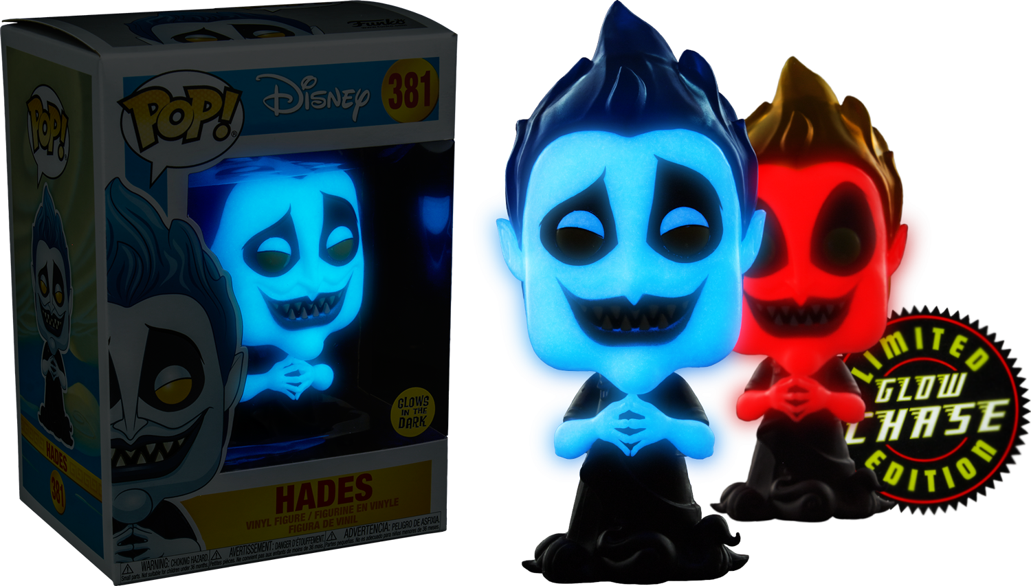 Hades Funko Pop Glowing Vinyl Figures