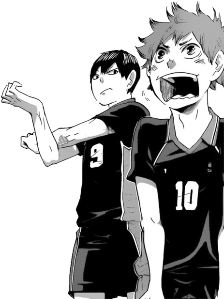 Haikyuu And Kageyama Image - Haikyuu Black White Png, Transparent Png PNG with transparent background