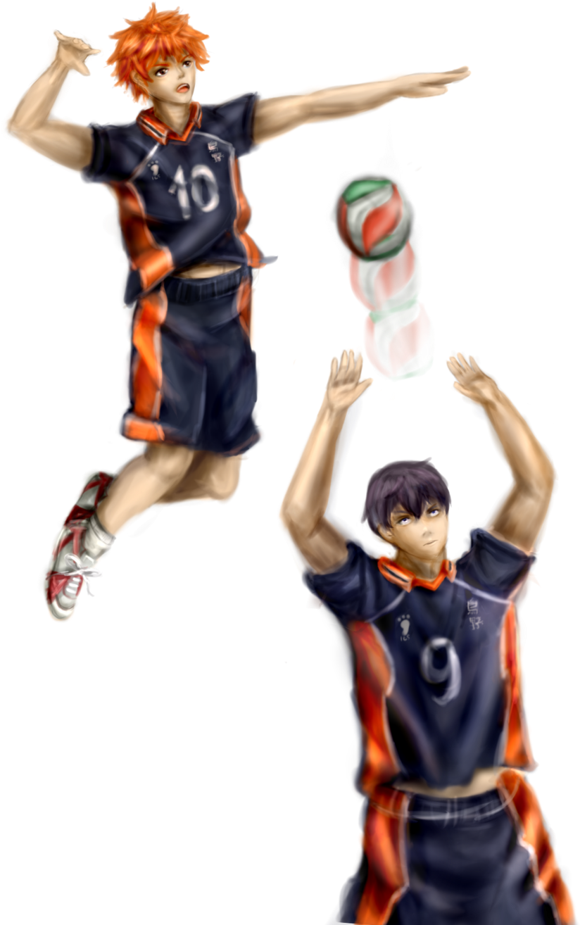 Haikyuu Dynamic Volleyball Action