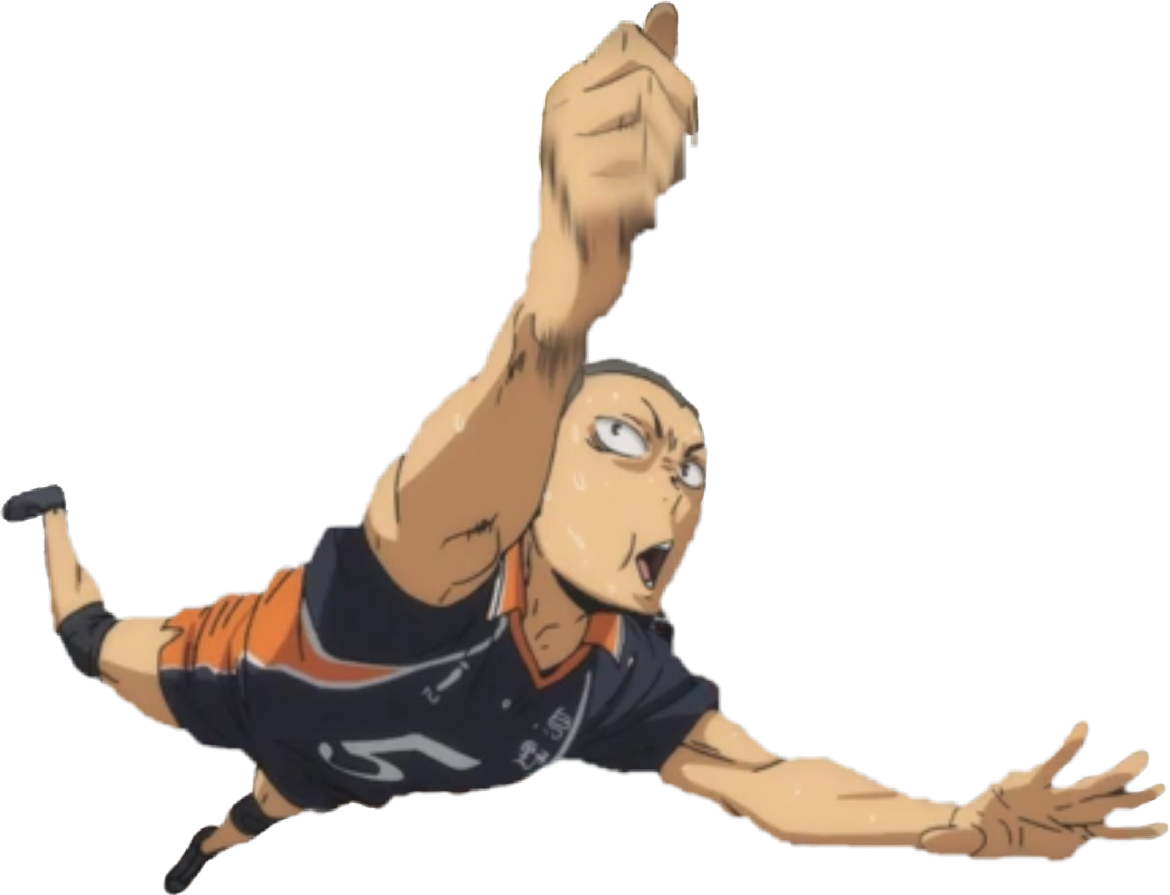 #haikyuu #haikyuu #anime #tanaka #tanakaryuunosuke - Tanaka Ryuunosuke, HD Png Download PNG with transparent background