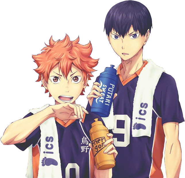 Haikyuu Hinata And Kageyama, HD Png Download PNG with transparent background