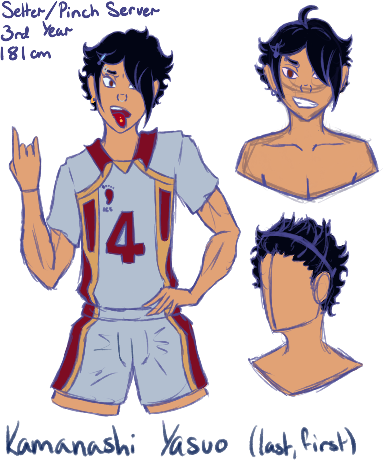 Haikyuu Hq Haikyuu Oc Hq Oc My Art My Ocs I Haven - Cartoon, HD Png Download PNG with transparent background