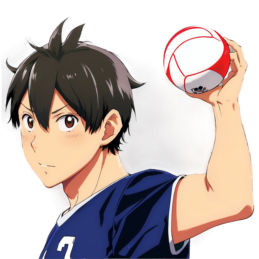 Haikyuu Volleyball Action PNG qrv PNG with transparent background
