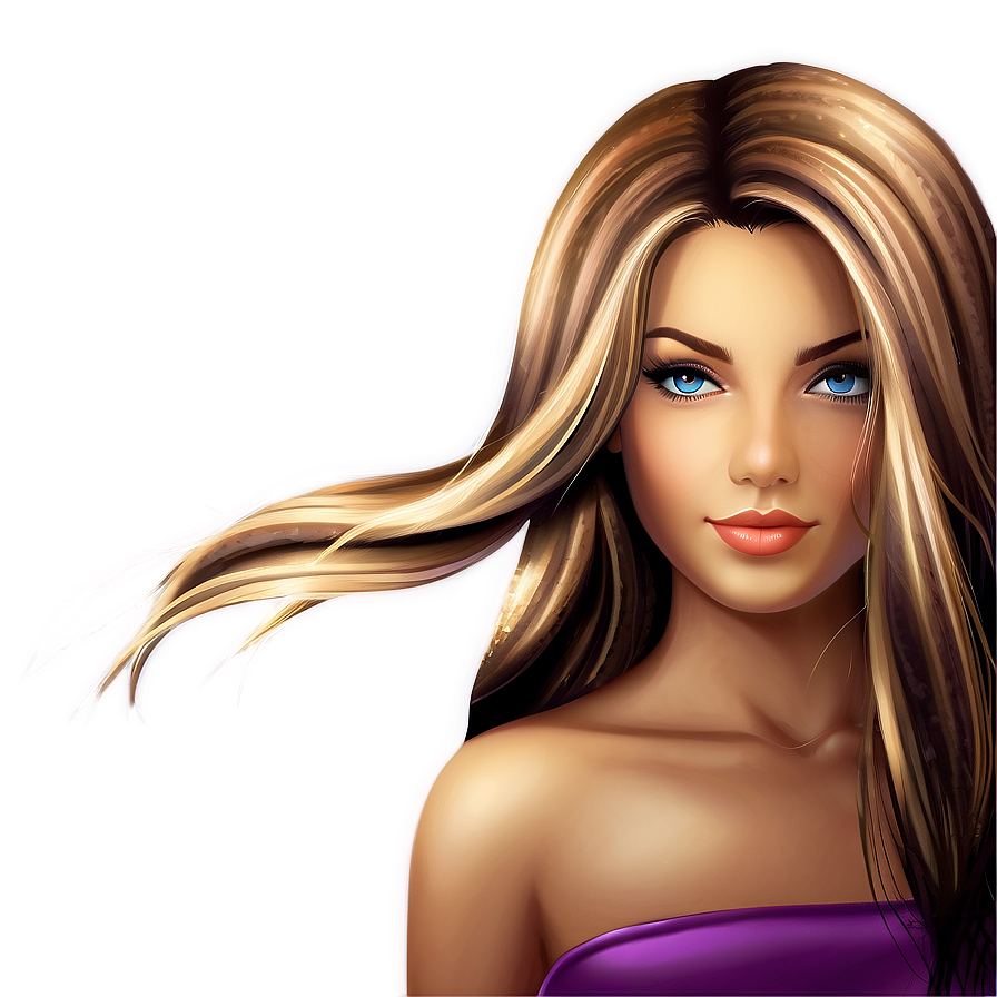 Hair Clipart B