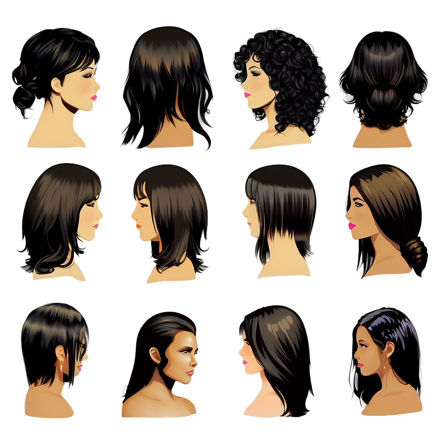 Hair Clipart For Adults Png 75