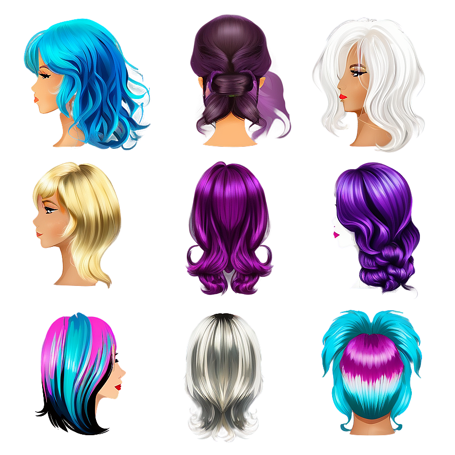 Hair Clipart For Designers Png Kcp