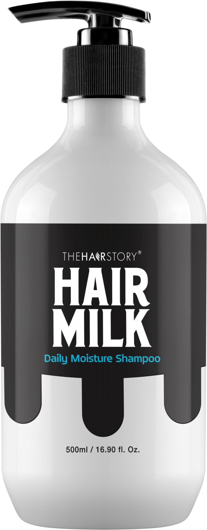 Shampoo Bottle Png - Hair Story Hair Milk, Transparent Png PNG with transparent background